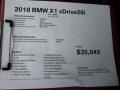 2018 Mineral Grey Metallic BMW X1 xDrive28i  photo #12