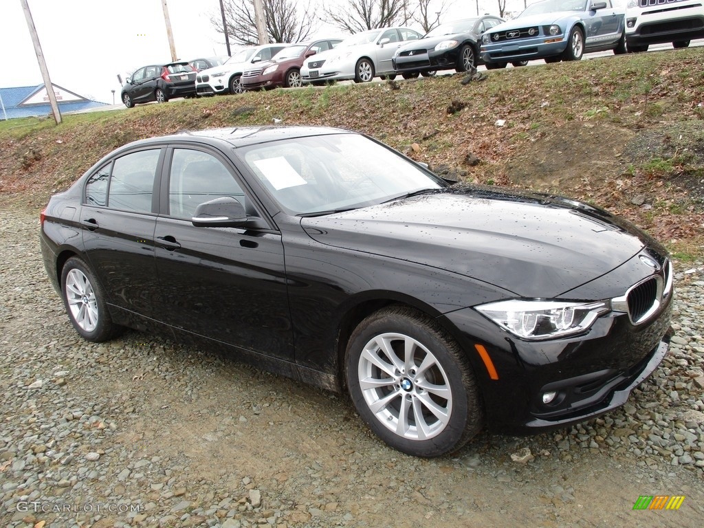 2018 3 Series 320i xDrive Sedan - Jet Black / Black photo #1