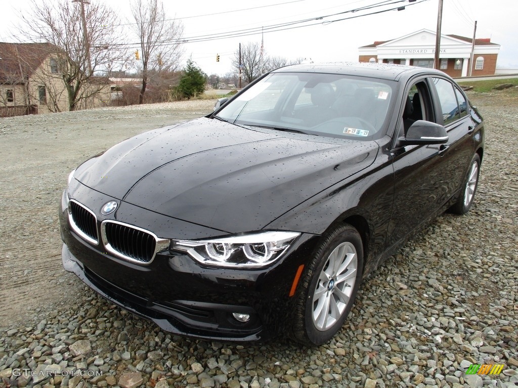 2018 3 Series 320i xDrive Sedan - Jet Black / Black photo #7