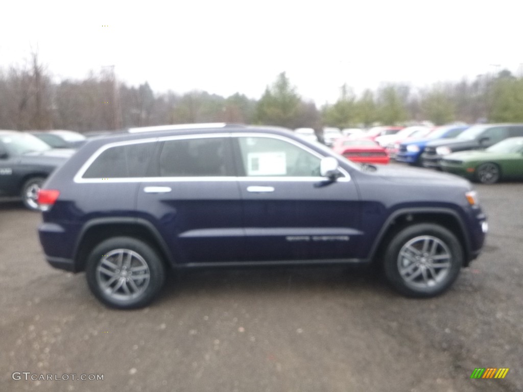 2018 Grand Cherokee Limited 4x4 - True Blue Pearl / Black/Light Frost Beige photo #6