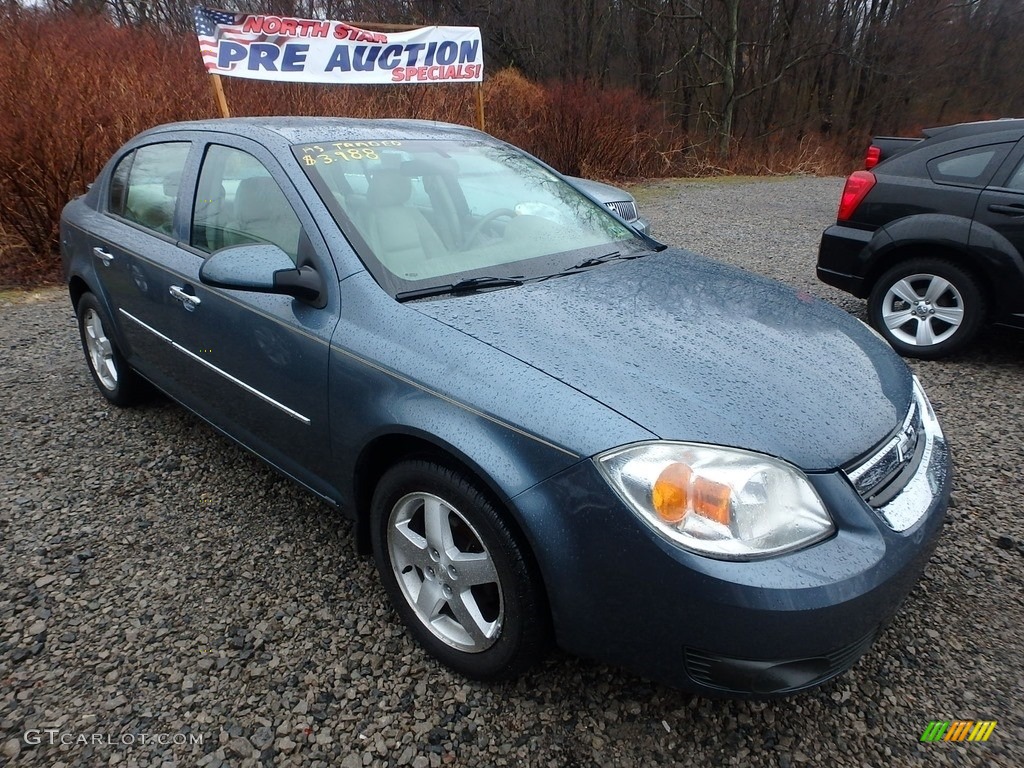 2005 Cobalt LT Sedan - Blue Granite Metallic / Gray photo #5