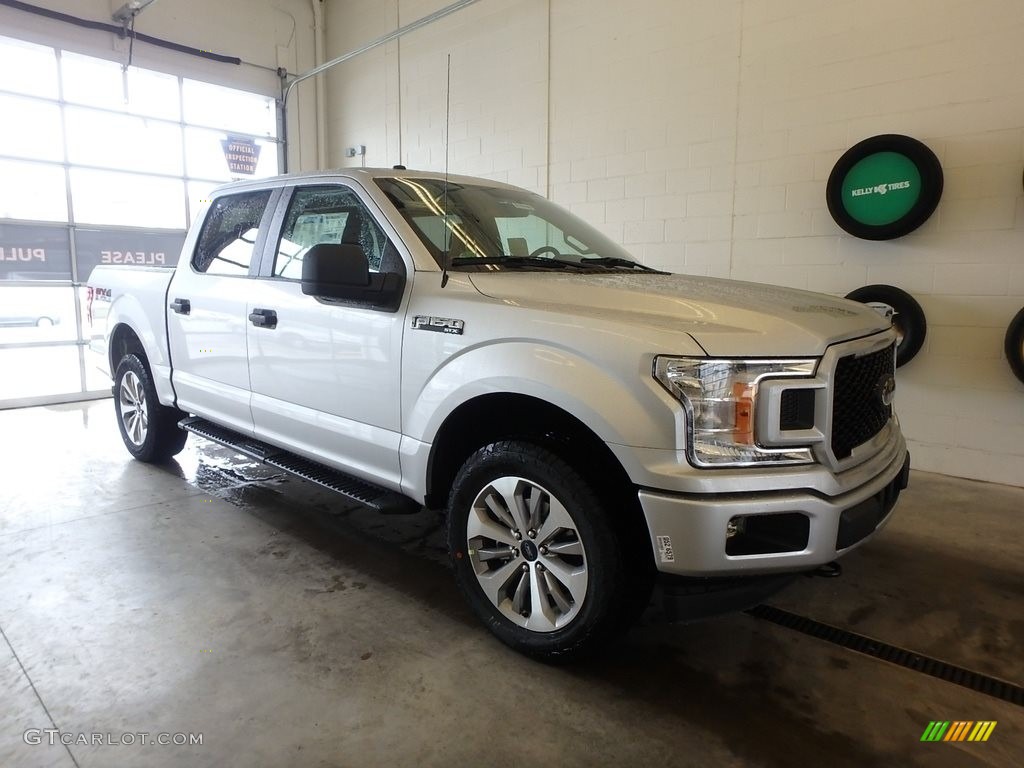 2018 F150 STX SuperCrew 4x4 - Ingot Silver / Black photo #1