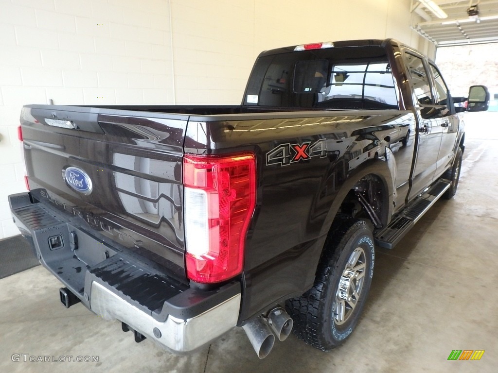 2018 F250 Super Duty Lariat Crew Cab 4x4 - Magma Red / Black photo #2