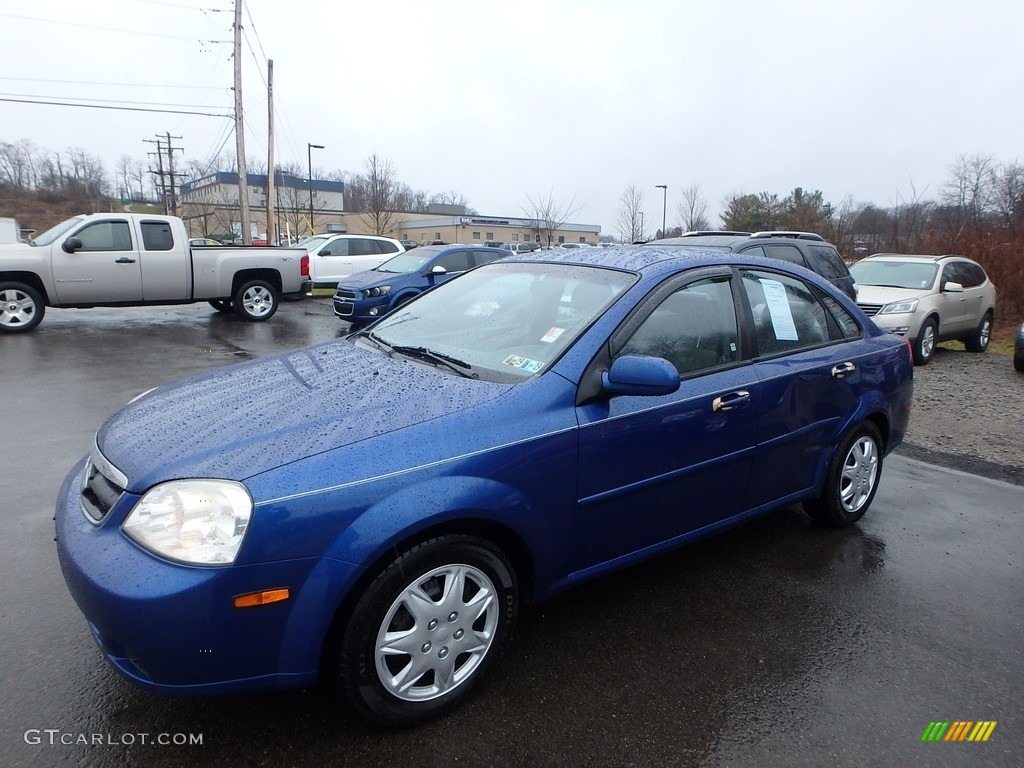 2006 Forenza Sedan - Cobalt Blue Metallic / Grey photo #1