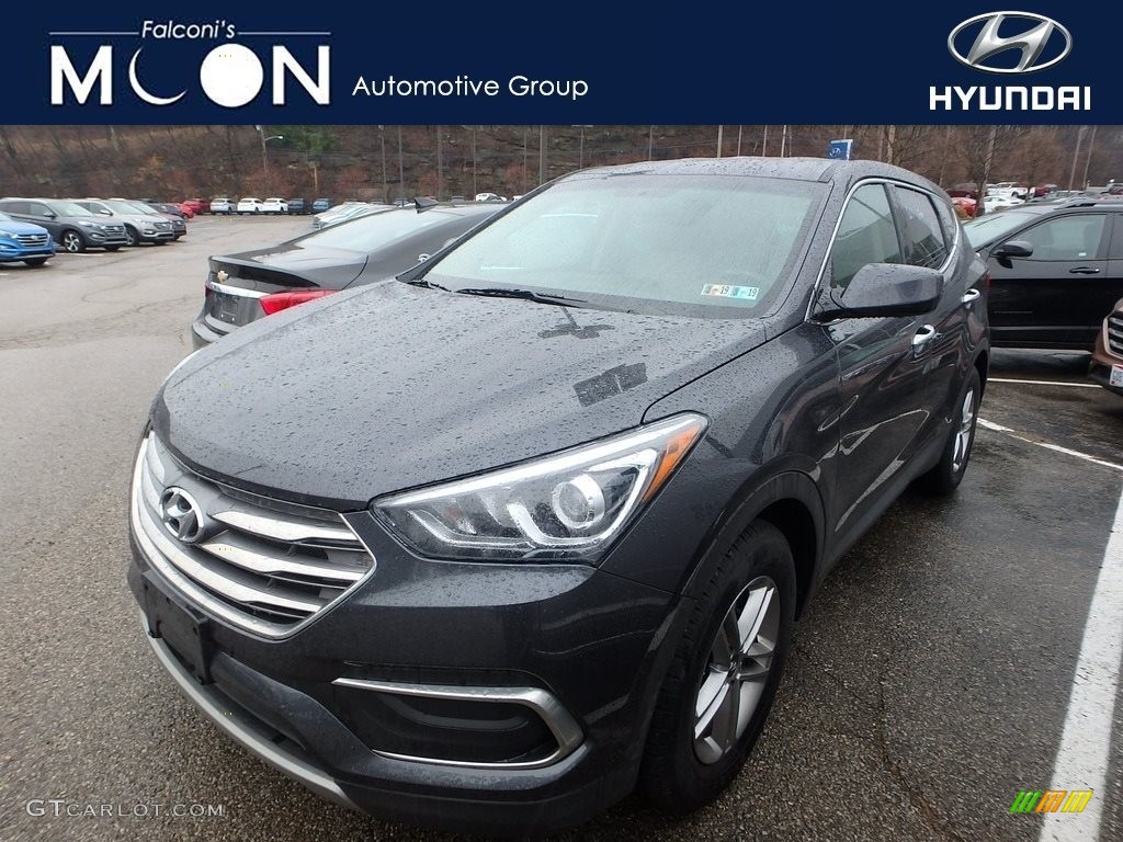 2018 Santa Fe Sport AWD - Gray / Black photo #1