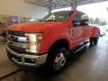 2018 Race Red Ford F350 Super Duty Lariat Crew Cab 4x4  photo #4