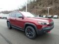 Velvet Red Pearl 2019 Jeep Cherokee Trailhawk Elite 4x4 Exterior