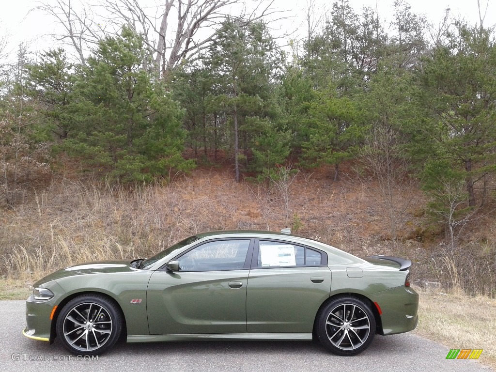 2018 Charger R/T Scat Pack - F8 Green / Black photo #1