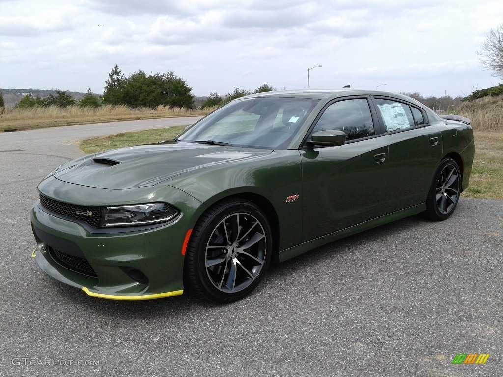 2018 Charger R/T Scat Pack - F8 Green / Black photo #2