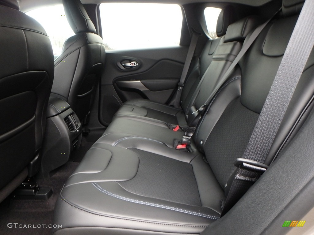 Black Interior 2019 Jeep Cherokee Latitude Plus 4x4 Photo #126323754