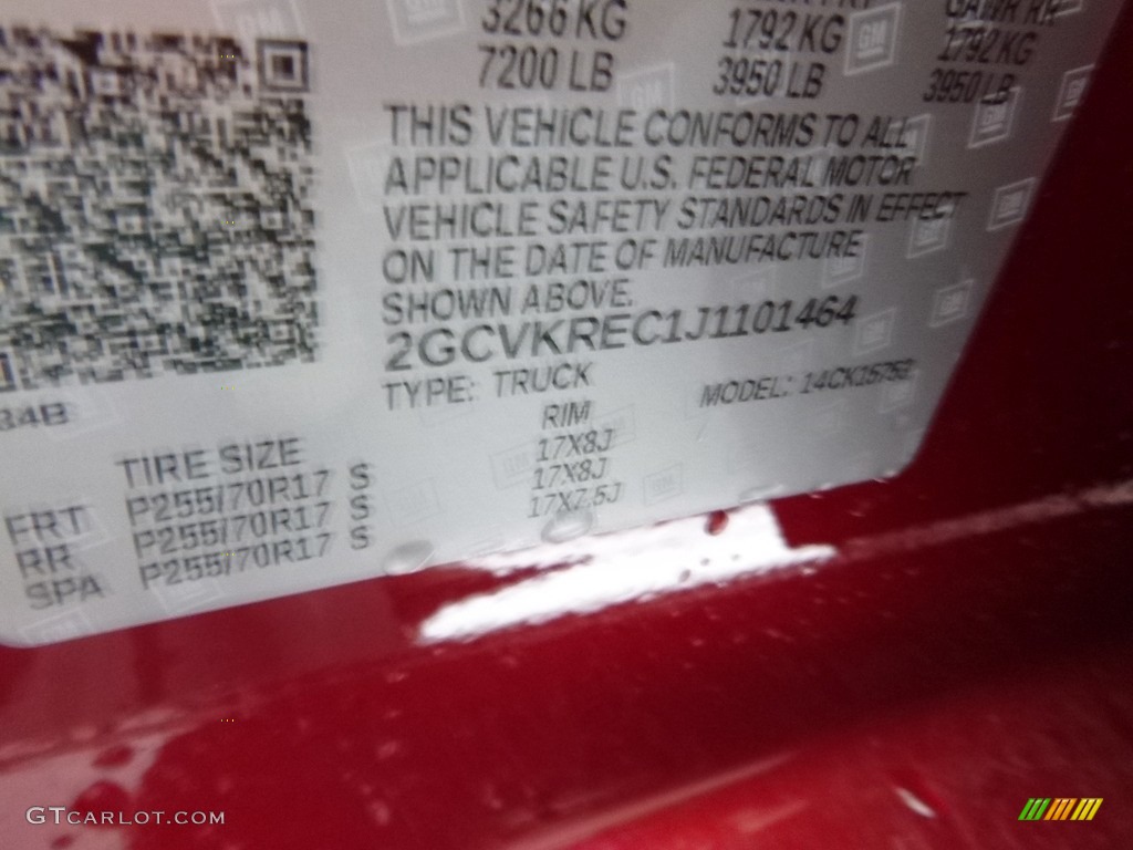 2018 Silverado 1500 LT Double Cab 4x4 - Cajun Red Tintcoat / Jet Black photo #16