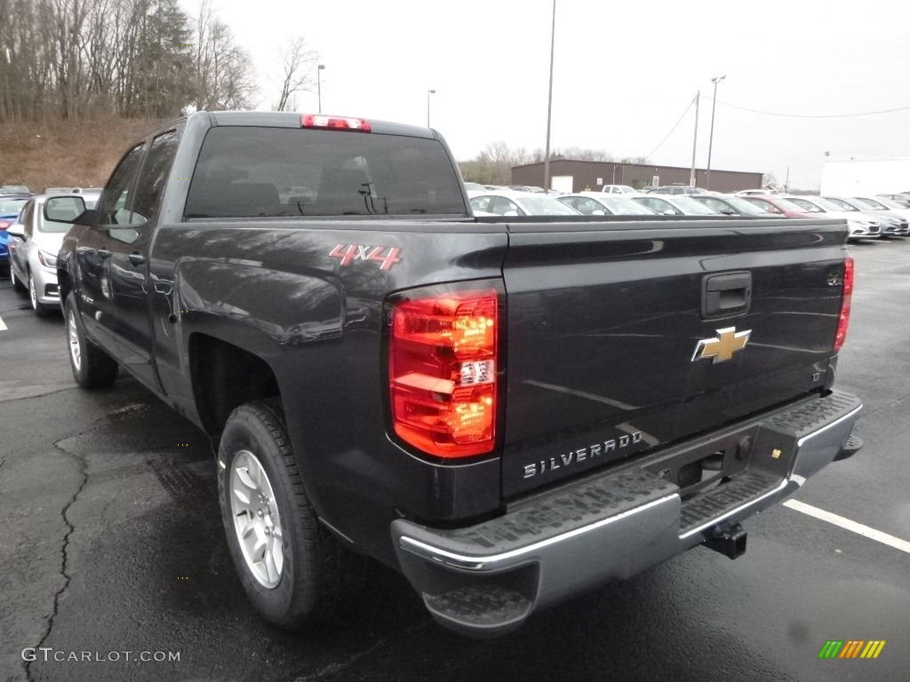 2018 Silverado 1500 LT Double Cab 4x4 - Graphite Metallic / Jet Black photo #3