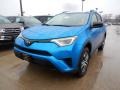 2018 Electric Storm Blue Toyota RAV4 LE  photo #1