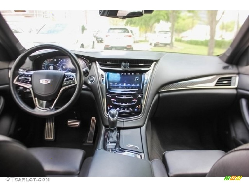 2017 Cadillac CTS Premium Luxury Jet Black Dashboard Photo #126325890