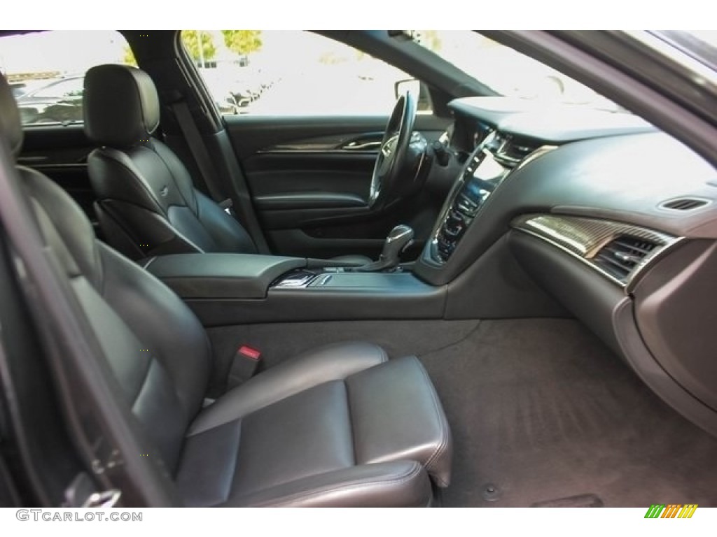 Jet Black Interior 2017 Cadillac CTS Premium Luxury Photo #126326100