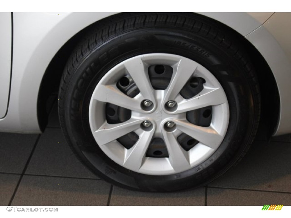 2013 Rio LX Sedan - Bright Silver / Black photo #9