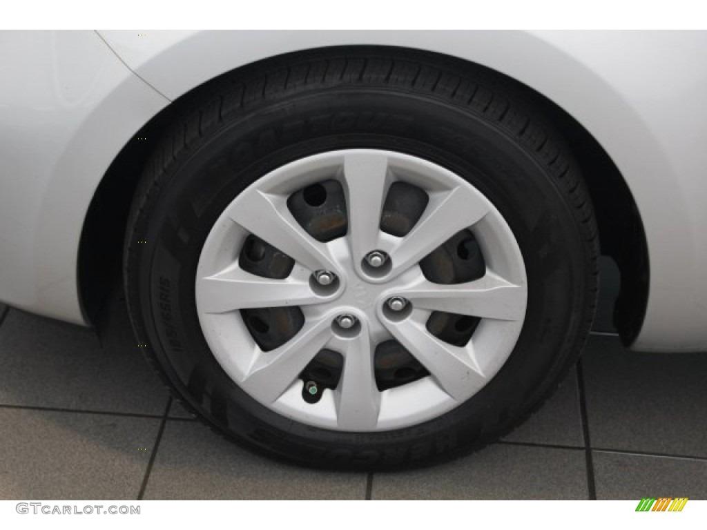 2013 Rio LX Sedan - Bright Silver / Black photo #11