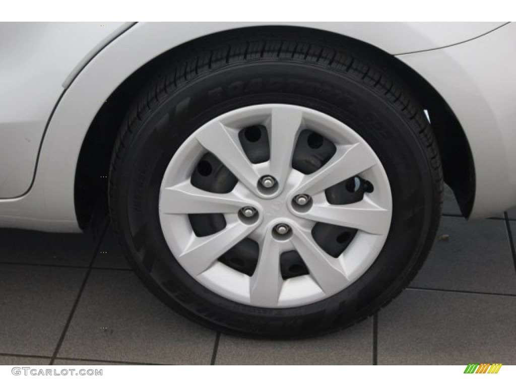2013 Rio LX Sedan - Bright Silver / Black photo #12