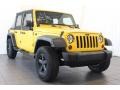 2008 Detonator Yellow Jeep Wrangler Unlimited X  photo #2