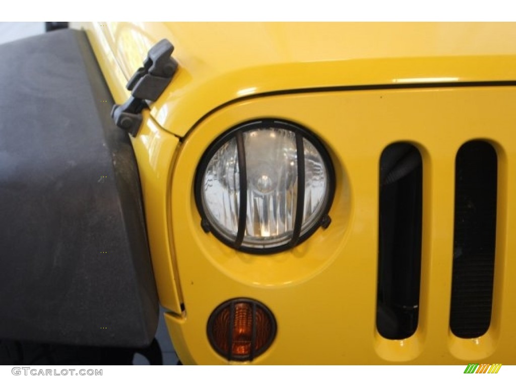 2008 Wrangler Unlimited X - Detonator Yellow / Dark Slate Gray/Med Slate Gray photo #6