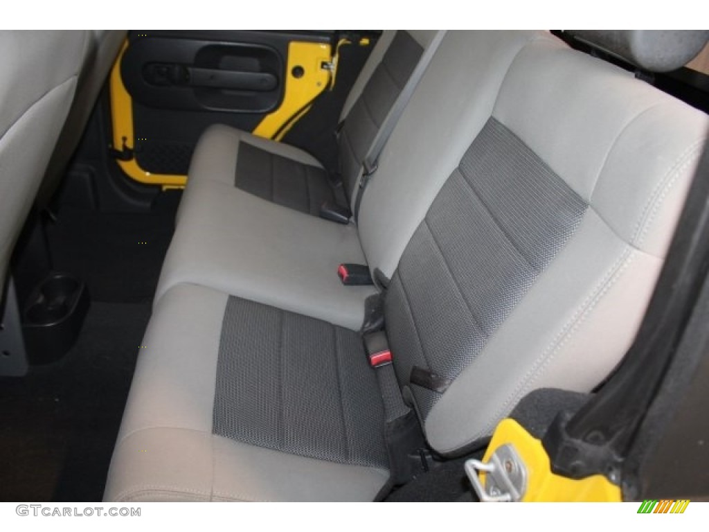 2008 Wrangler Unlimited X - Detonator Yellow / Dark Slate Gray/Med Slate Gray photo #29