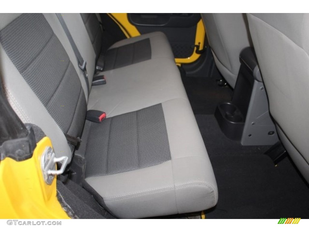 2008 Wrangler Unlimited X - Detonator Yellow / Dark Slate Gray/Med Slate Gray photo #32