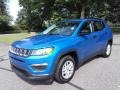 2018 Laser Blue Pearl Jeep Compass Sport  photo #2
