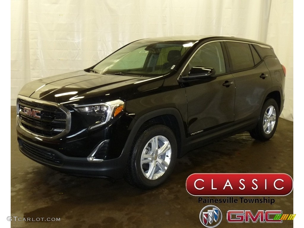 2018 Terrain SLE AWD - Ebony Twilight Metallic / ­Jet Black photo #1