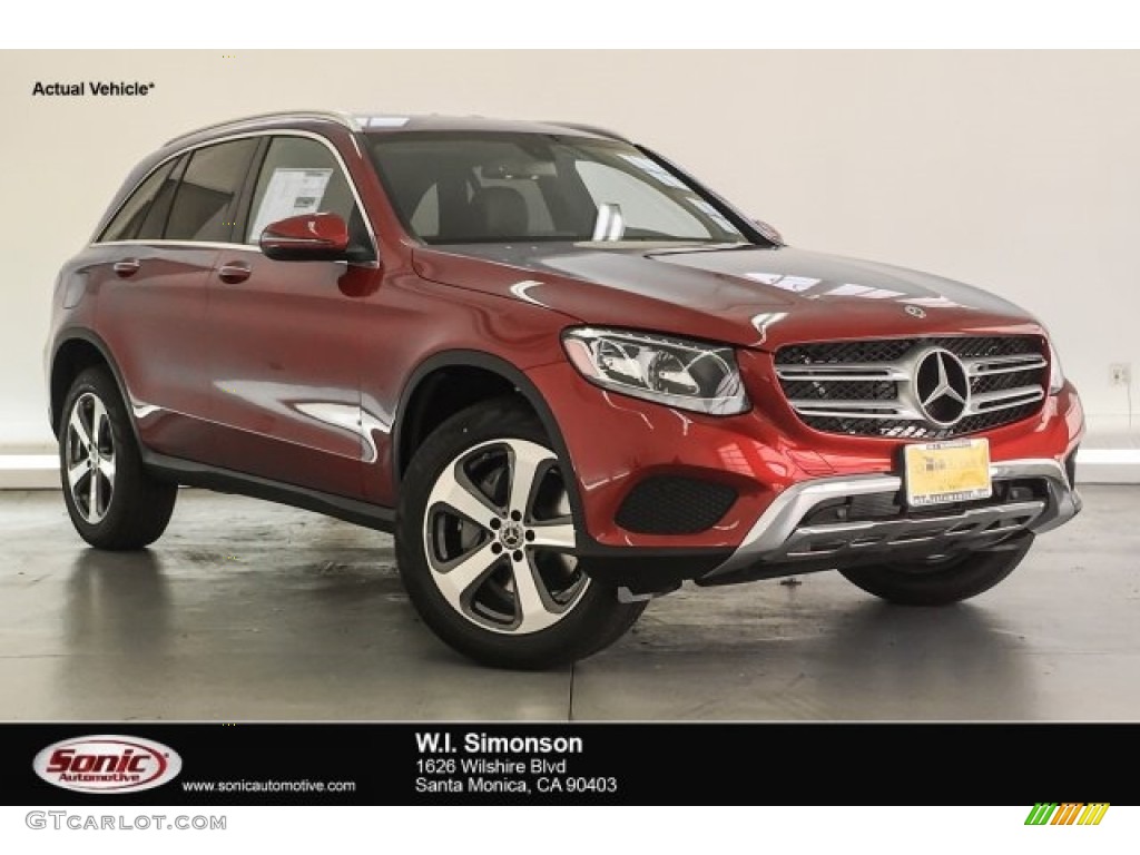 2018 GLC 300 - designo Cardinal Red Metallic / Black photo #1