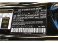 040: Black 2018 Mercedes-Benz GLC 300 Color Code
