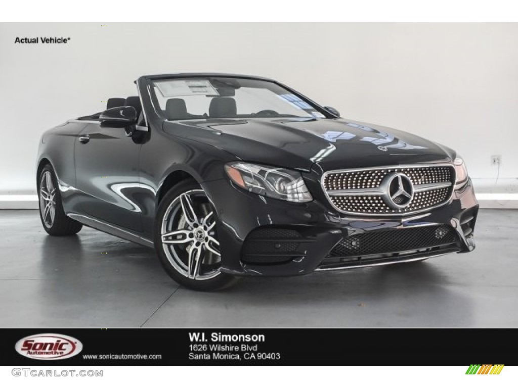 2018 E 400 Convertible - Black / Black photo #1