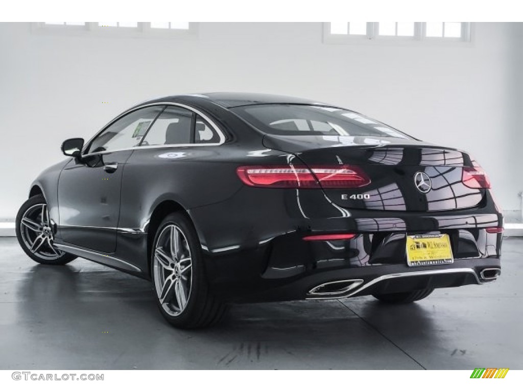 2018 E 400 Coupe - Black / Black photo #3