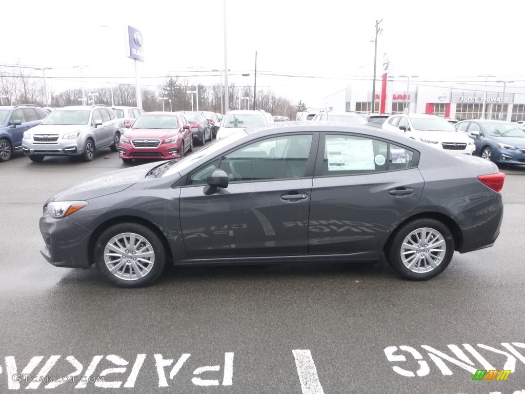 2018 Impreza 2.0i Premium 4-Door - Magnetite Gray Metallic / Black photo #7