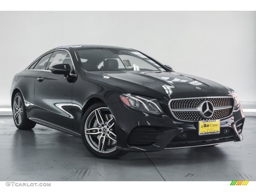 2018 E 400 Coupe - Black / Black photo #12