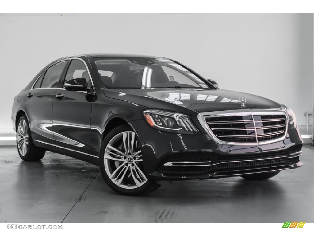 Magnetite Black Metallic 2018 Mercedes-Benz S 560 Sedan Exterior Photo #126332794