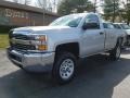 Silver Ice Metallic - Silverado 2500HD WT Regular Cab 4x4 Photo No. 2