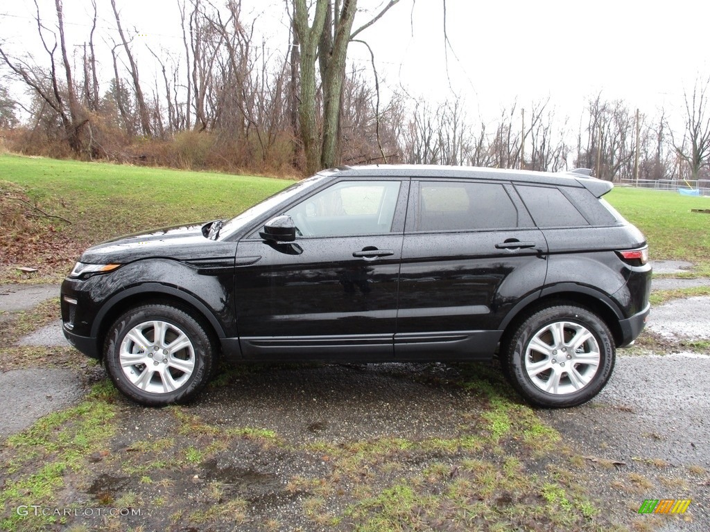 Narvik Black 2018 Land Rover Range Rover Evoque SE Exterior Photo #126335300
