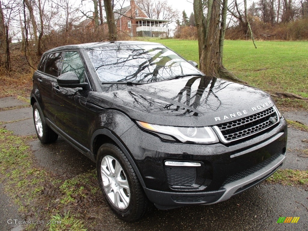 Narvik Black 2018 Land Rover Range Rover Evoque SE Exterior Photo #126335549