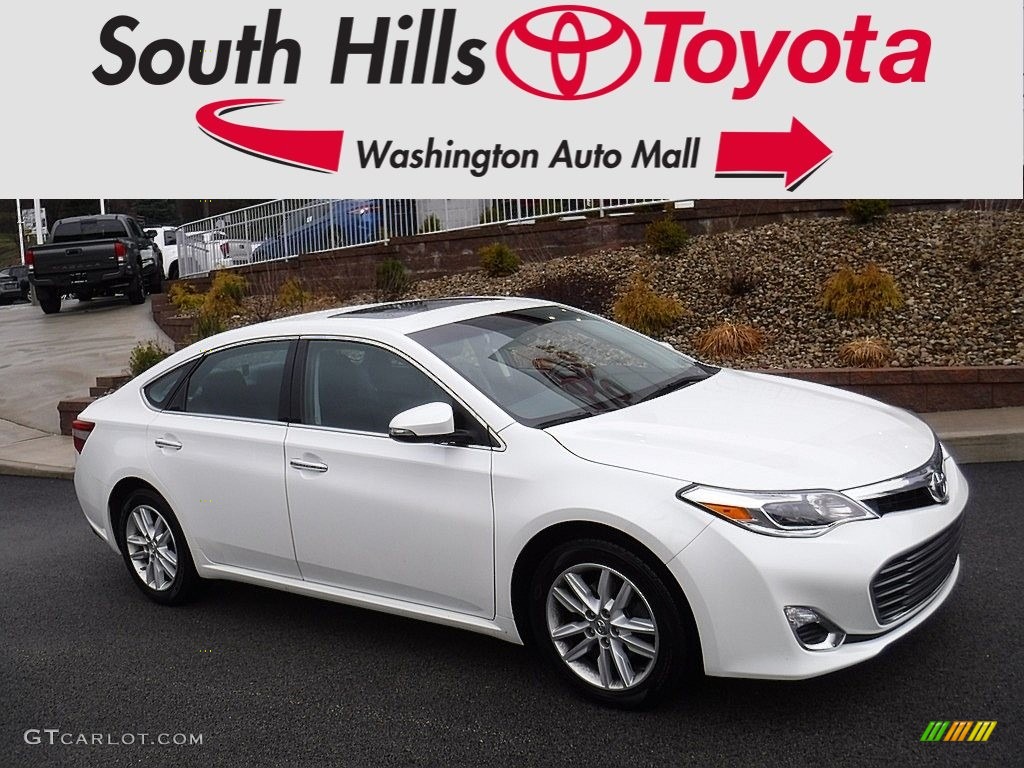 2015 Avalon XLE Premium - Blizzard Pearl / Black photo #1
