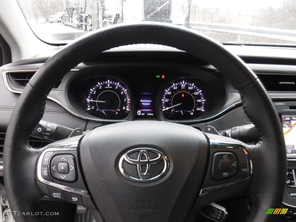 2015 Avalon XLE Premium - Blizzard Pearl / Black photo #19