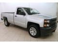 2014 Silver Ice Metallic Chevrolet Silverado 1500 WT Regular Cab  photo #1