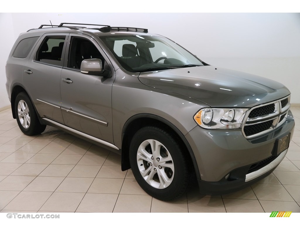 2011 Durango Crew 4x4 - Bright Silver Metallic / Black photo #1