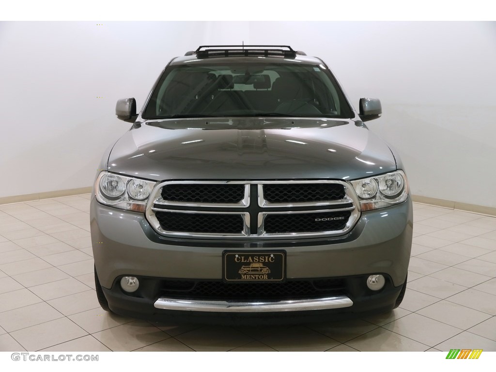 2011 Durango Crew 4x4 - Bright Silver Metallic / Black photo #2