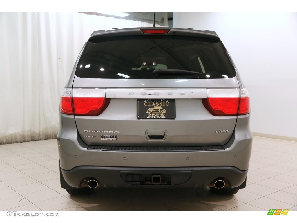 2011 Durango Crew 4x4 - Bright Silver Metallic / Black photo #17