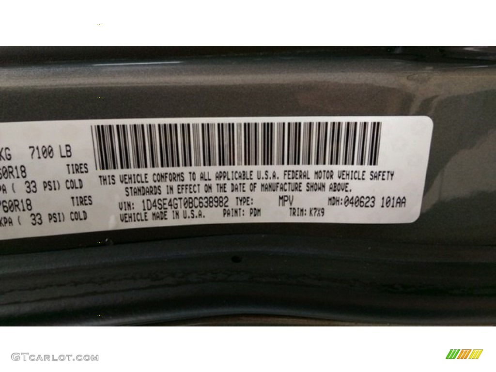 2011 Durango Crew 4x4 - Bright Silver Metallic / Black photo #19