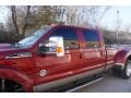 2014 Ruby Red Metallic Ford F350 Super Duty Lariat Crew Cab 4x4 Dually  photo #3