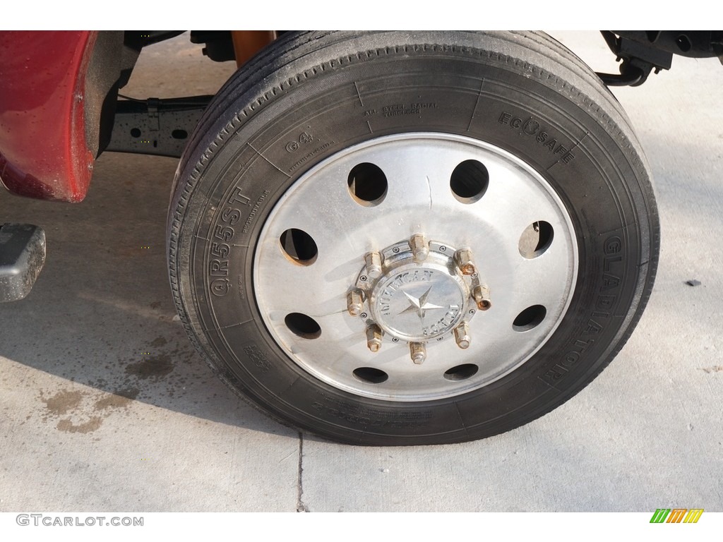 2014 F350 Super Duty Lariat Crew Cab 4x4 Dually - Ruby Red Metallic / Adobe photo #5