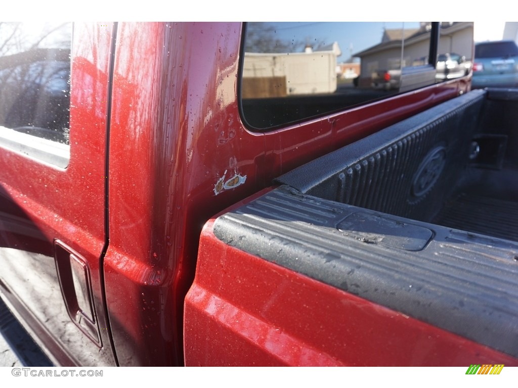 2014 F350 Super Duty Lariat Crew Cab 4x4 Dually - Ruby Red Metallic / Adobe photo #35