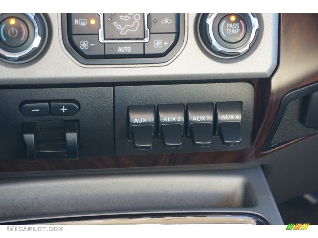 2014 F350 Super Duty Lariat Crew Cab 4x4 Dually - Ruby Red Metallic / Adobe photo #46