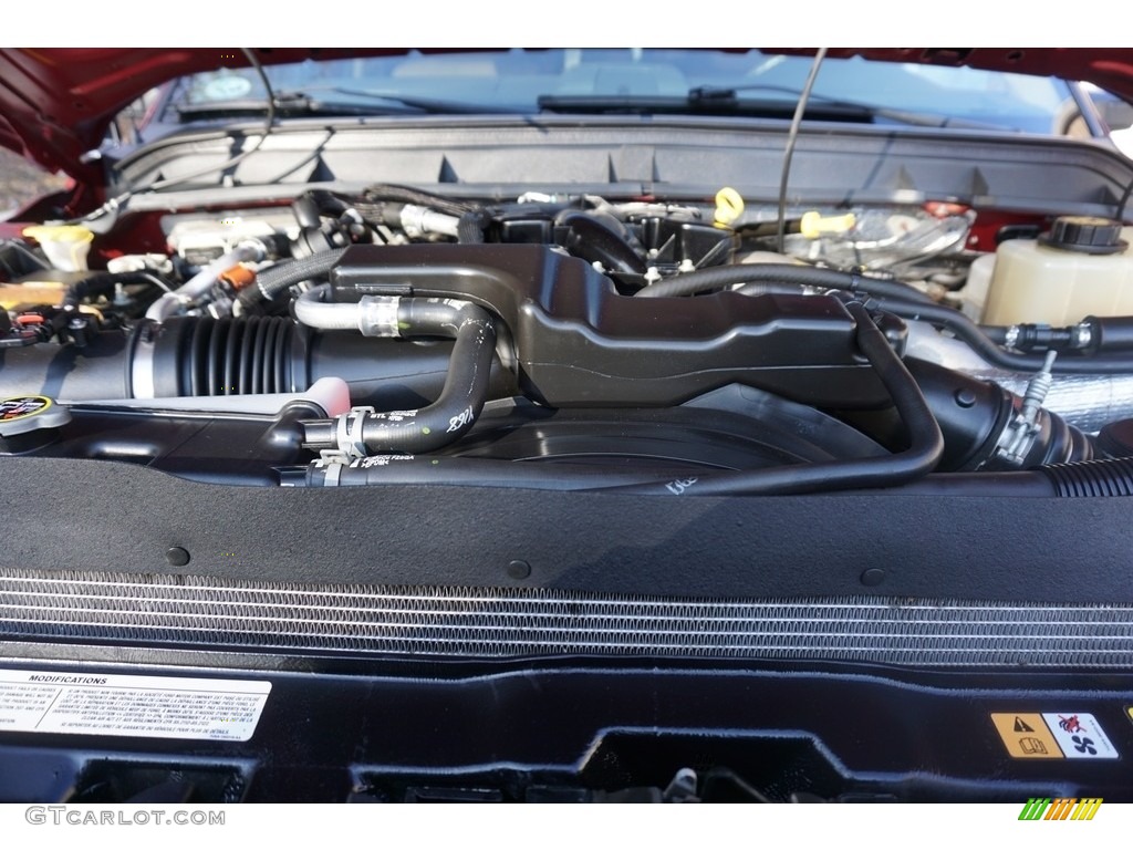 2014 F350 Super Duty Lariat Crew Cab 4x4 Dually - Ruby Red Metallic / Adobe photo #48